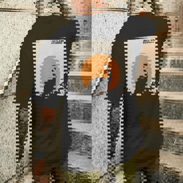 モケレ Mbembe メンズTシャツ バックプリント 彼への贈り物