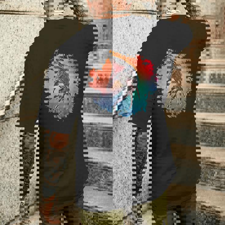 モササウルス 恐竜 ディノサワ 肉食恐竜 メンズTシャツ バックプリント 彼への贈り物