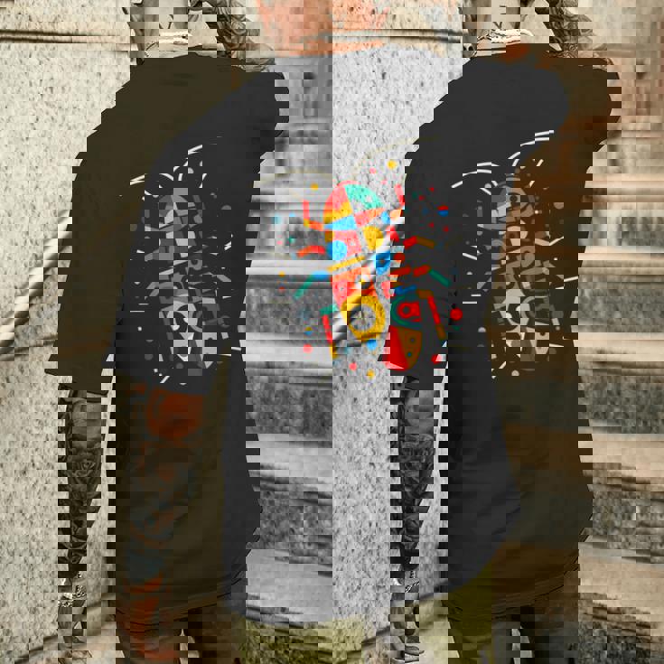 モダン 幾何学的 ミニマリズム イラスト ゴキブリ グラフィック メンズTシャツ バックプリント 彼への贈り物