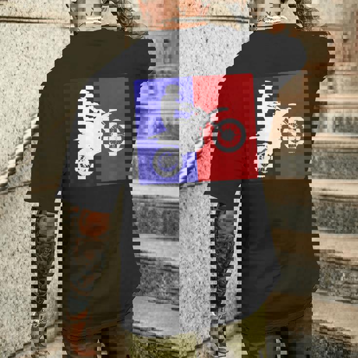 モトクロス オートバイ ダートバイク ギア レーシングウェア オフロード メンズTシャツ バックプリント 彼への贈り物