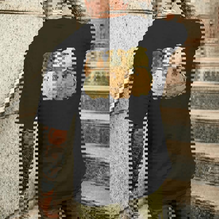 モルモット愛好家のためのモルモット。 メンズTシャツ バックプリント 彼への贈り物