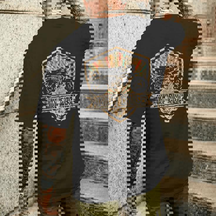 モンキー Z50 クルーザー 原付 バイク 日本 メンズTシャツ バックプリント 彼への贈り物