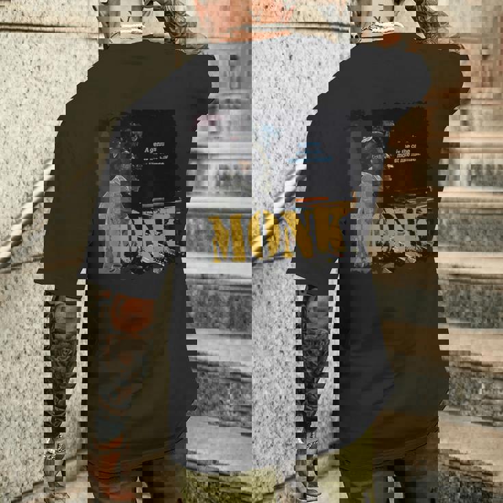 モンクジャズ 知恵 ピアニスト ミュージシャン メンズTシャツ バックプリント 彼への贈り物