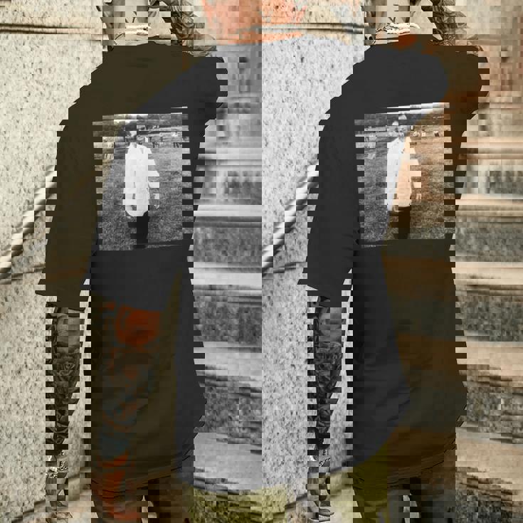 モンスターホラー 映画 ハロウィン ナイト ゾンビ リビング デッド メンズTシャツ バックプリント 彼への贈り物