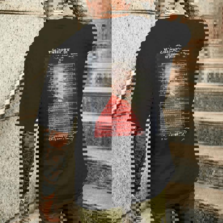 モーツァルトラバーズマジックフルートアリア4デザイン メンズTシャツ バックプリント 彼への贈り物