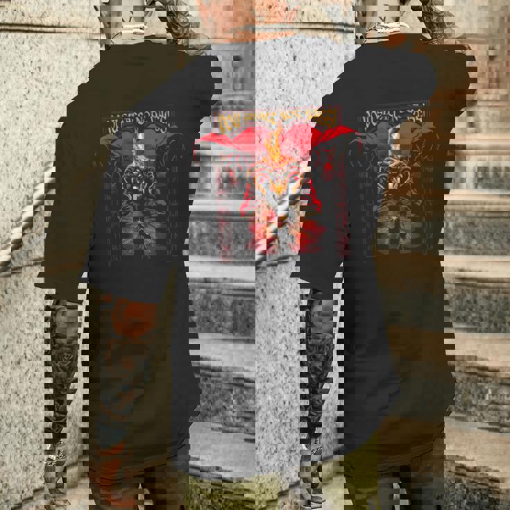 ユー・シャル・ノート・パスファンタジー・ウィザード・アート-ロード・オブ・ザ・リング メンズTシャツ バックプリント 彼への贈り物