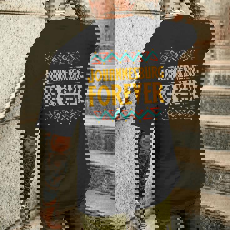 ヨハネスブルグ フォーエバー ギフト&ギフト メンズTシャツ バックプリント 彼への贈り物