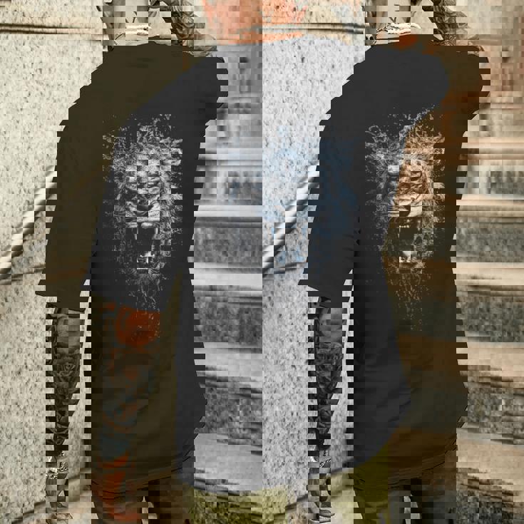 ライオンキング クリエイティブデザイン ウォーター強度 メンズTシャツ バックプリント 彼への贈り物