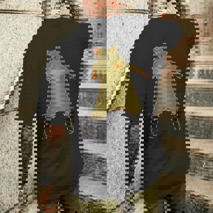 ラットダンスミーム2025面白いトレンディRatdance メンズTシャツ バックプリント 彼への贈り物