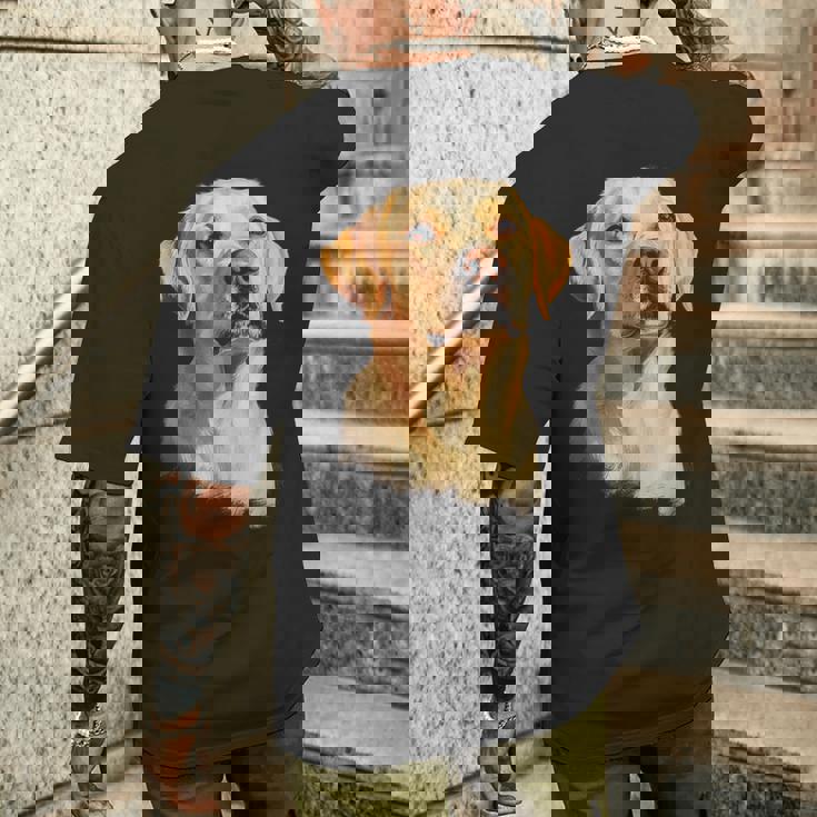 ラブラドールレトリバー 犬 モチーフ ペット ラブラドールレトリバー メンズTシャツ バックプリント 彼への贈り物