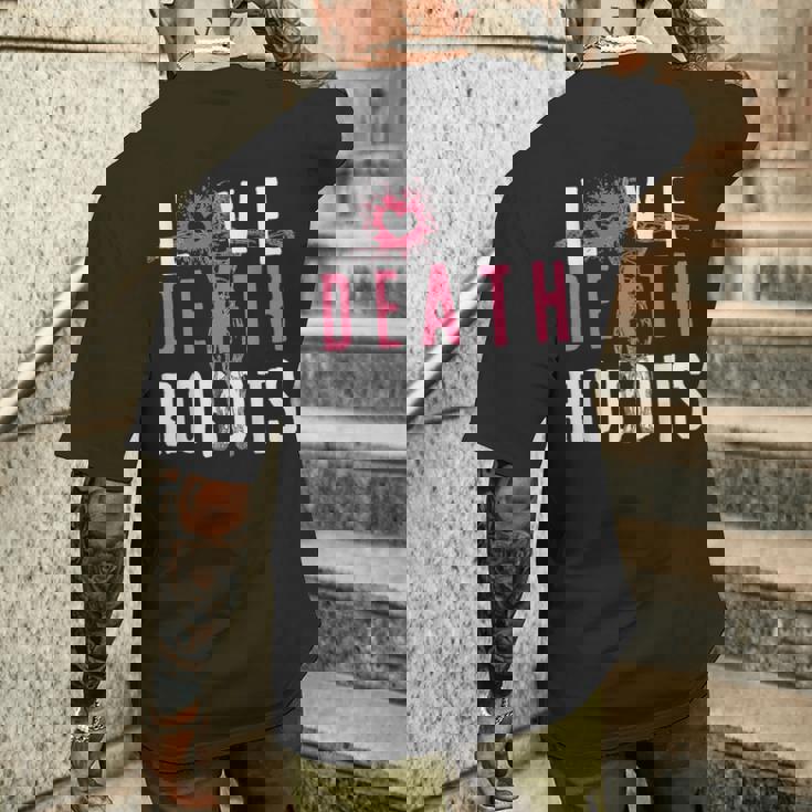 ラブ・デス・ロボット メンズTシャツ バックプリント 彼への贈り物