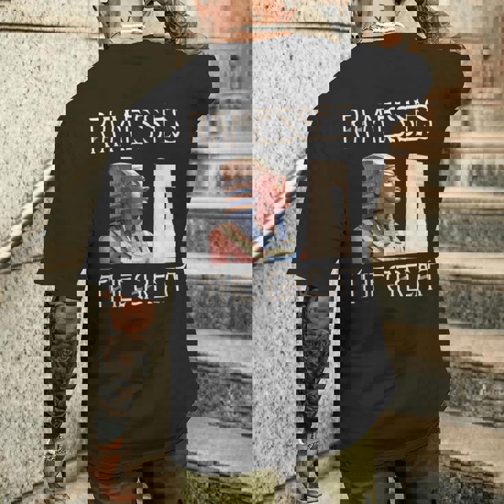 ラムセス2世 メンズTシャツ バックプリント 彼への贈り物