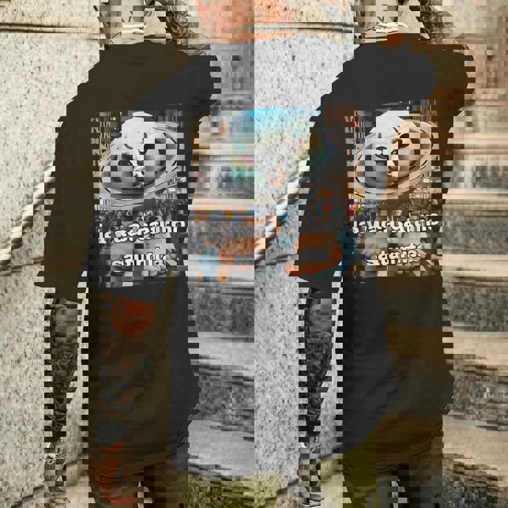 ラヴァカサトゥルノサトゥルニタ-イタリアンブレインロットミーム メンズTシャツ バックプリント 彼への贈り物