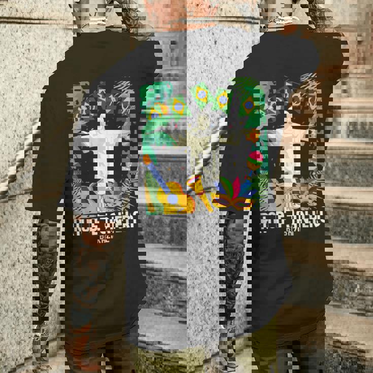 リオデジャネイロ お土産 リオデジャネイロ メンズTシャツ バックプリント 彼への贈り物