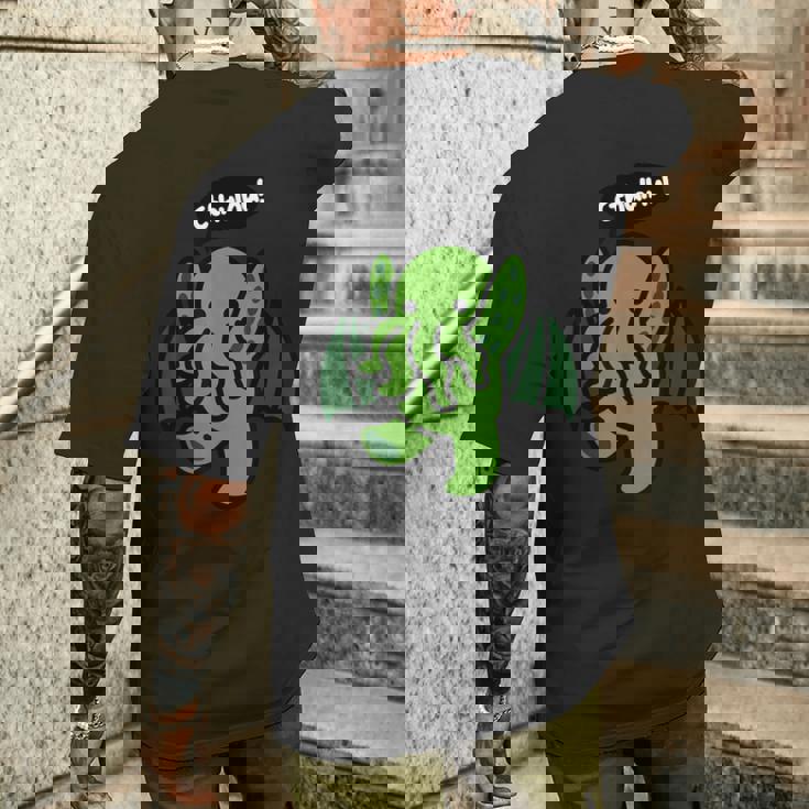 リトルクトゥルフ メンズTシャツ バックプリント 彼への贈り物