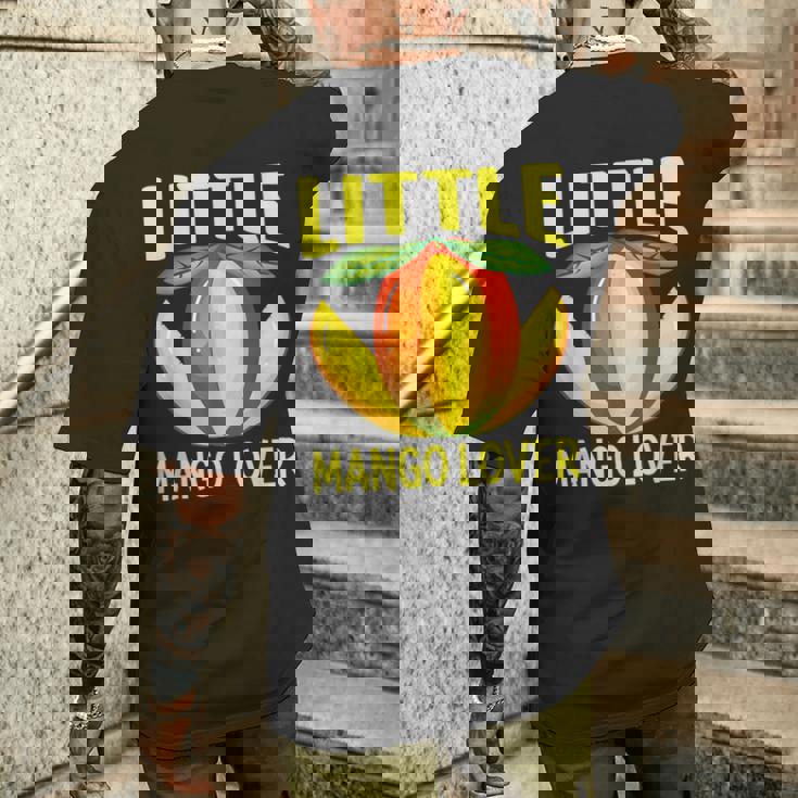 リトル・マンゴー・ラヴァー・アイ・マンゴー メンズTシャツ バックプリント 彼への贈り物