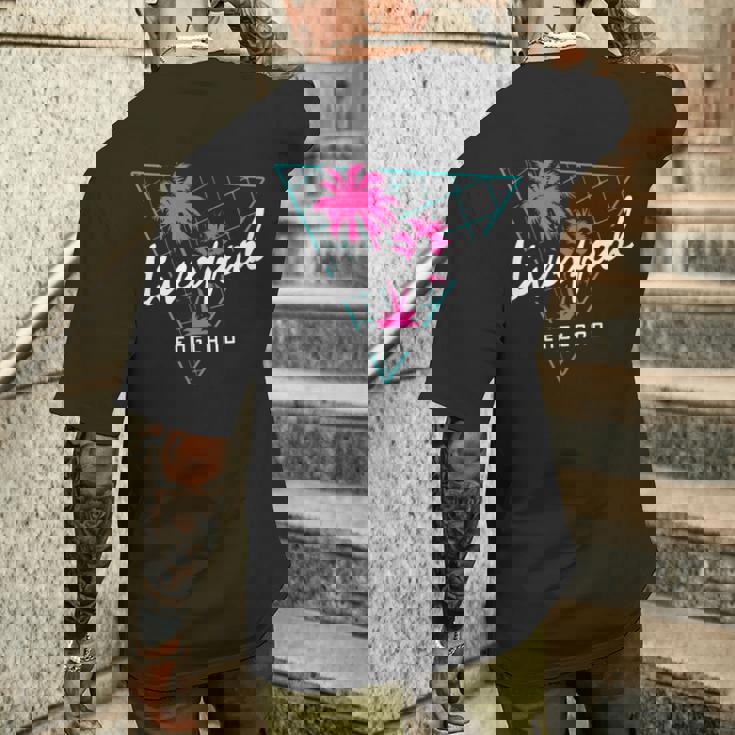 リバプールイングランドレトロ80年代tシャツ メンズTシャツ バックプリント 彼への贈り物