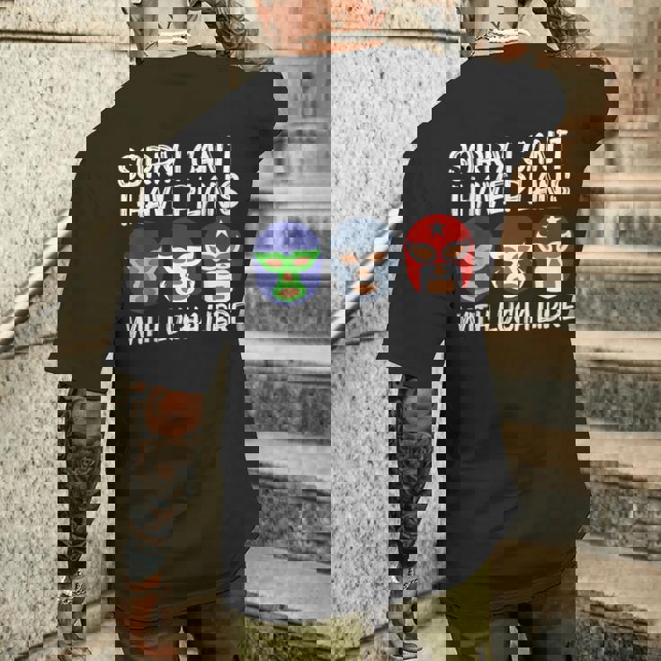 ルチャリブレ メンズ レディース ルチャール メキシカンレスラー メンズTシャツ バックプリント 彼への贈り物