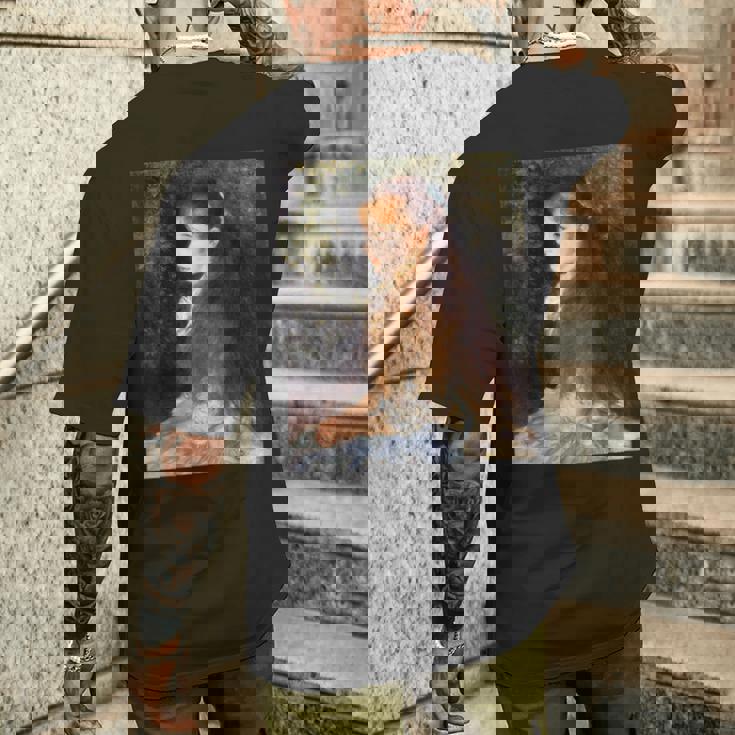 ルノワール／可愛いイレーヌ【世界の名画】（高精細画質）Renoir 美術館アート メンズTシャツ バックプリント 彼への贈り物