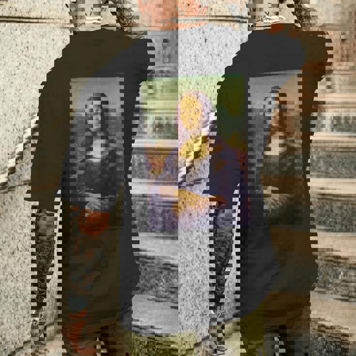 レオナルド・ダ・ヴィンチのモナリザ 長袖tシャツ メンズTシャツ バックプリント 彼への贈り物