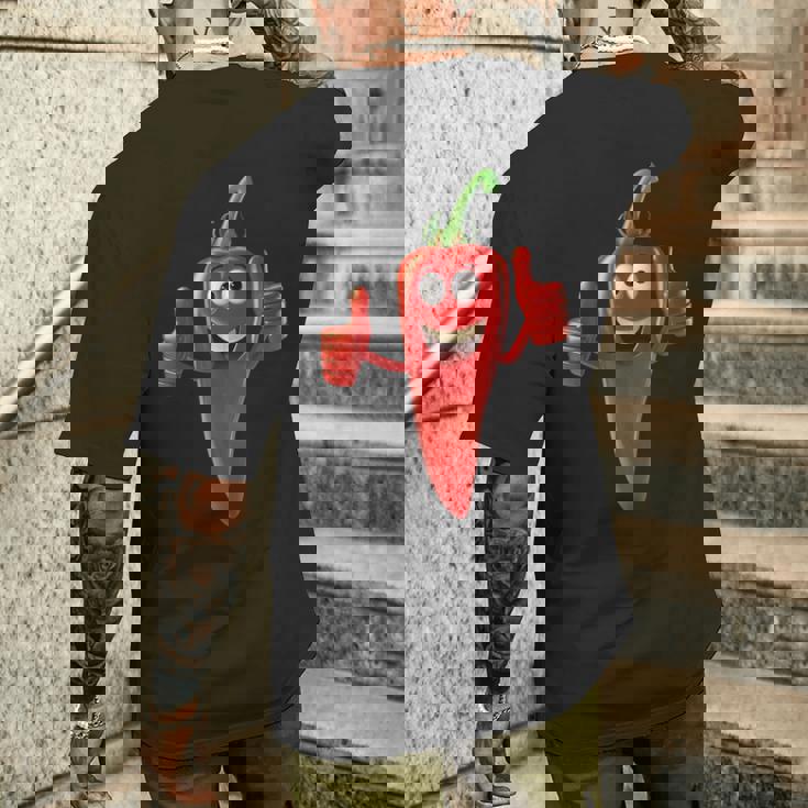 レッドパプリカ メンズTシャツ バックプリント 彼への贈り物