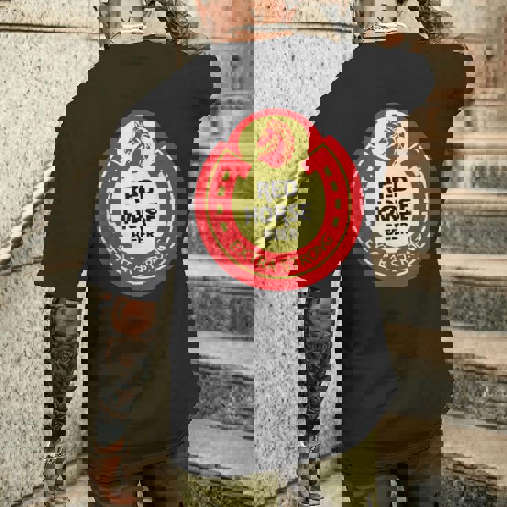 レッドホース メンズTシャツ バックプリント 彼への贈り物