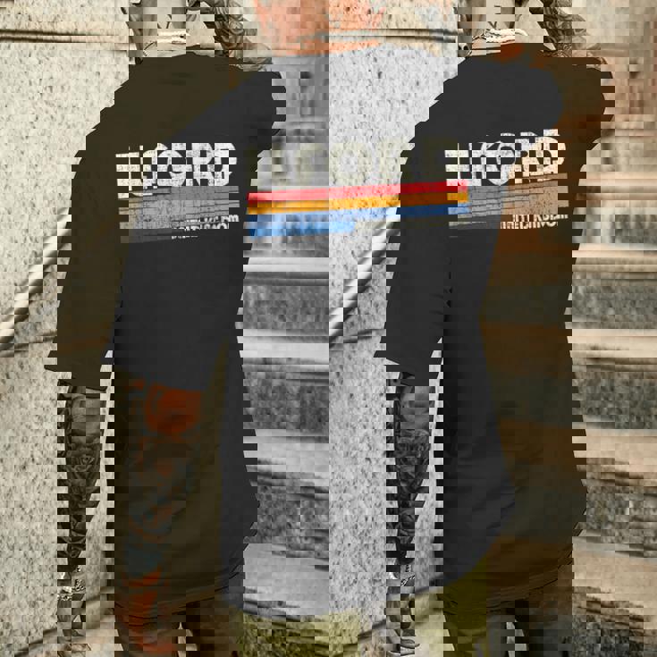 レトロ ヴィンテージ 70年代 80年代 スタイル イルフォード イギリス メンズTシャツ バックプリント 彼への贈り物