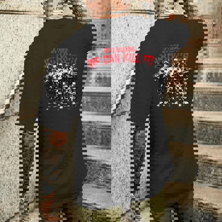 レトロなアクション映画の引用 メンズTシャツ バックプリント 彼への贈り物