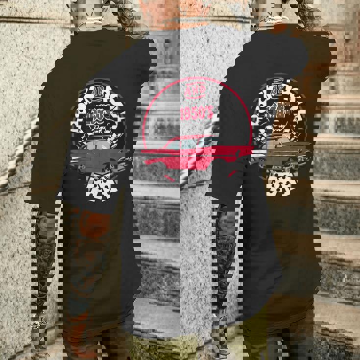 ロカビリーock Hop Dance 1950年代 パーティーコスチューム Doo Wop 50年代 メンズTシャツ バックプリント 彼への贈り物