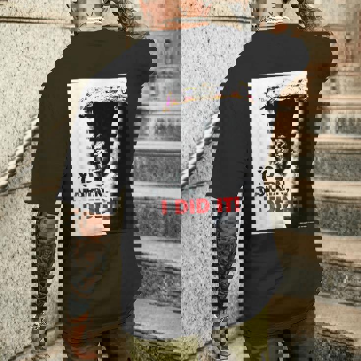 ロッキーよエイドリアン、やった メンズTシャツ バックプリント 彼への贈り物