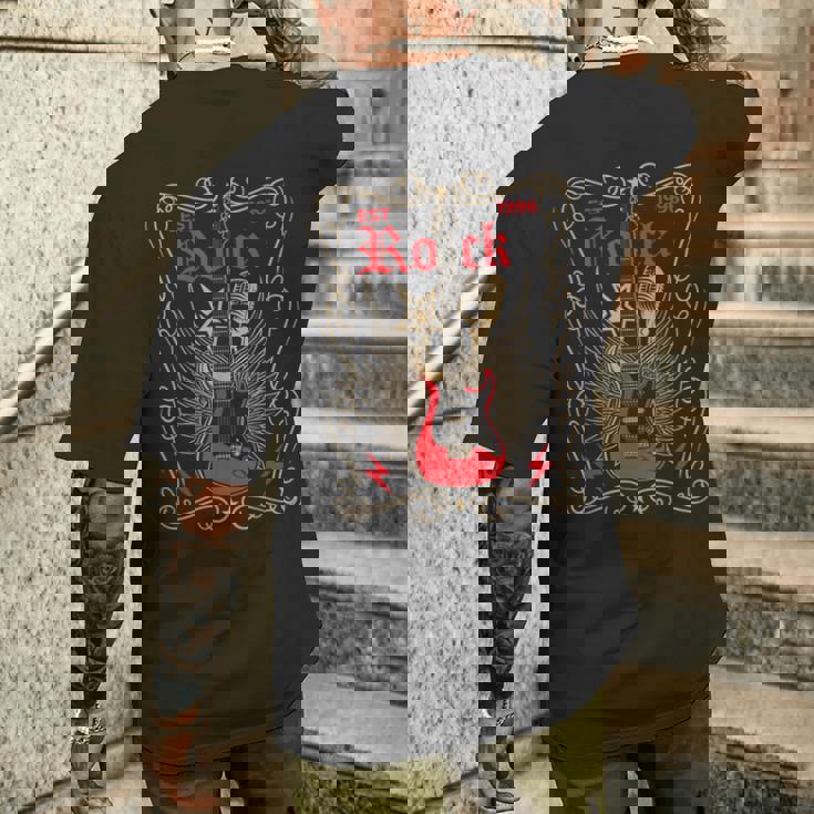 ロック・アンド・ロール メンズTシャツ バックプリント 彼への贈り物