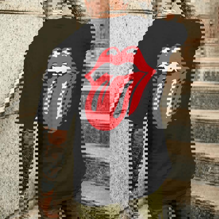 ローリングストーンズ 公式クラシックタン メンズTシャツ バックプリント 彼への贈り物