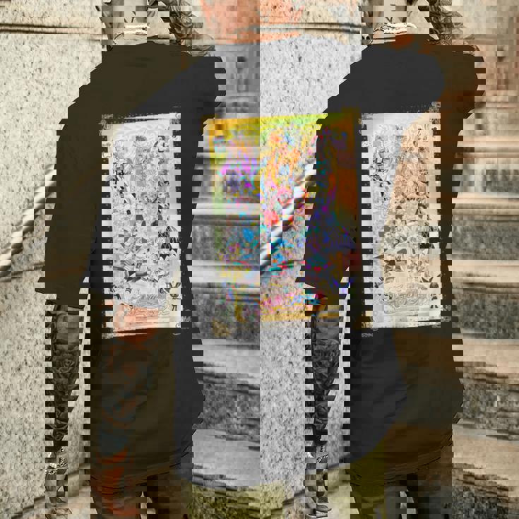 ワッチャプリマジ！ デザインb メンズTシャツ バックプリント 彼への贈り物