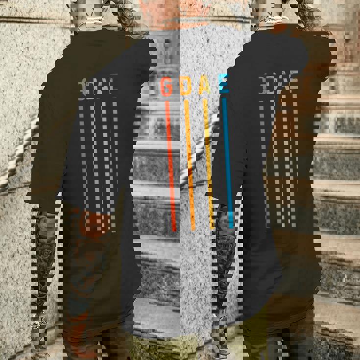 ヴァイオリン弦 音楽理論 オーケストラ ヴァイオリニスト奏者 メンズTシャツ バックプリント 彼への贈り物