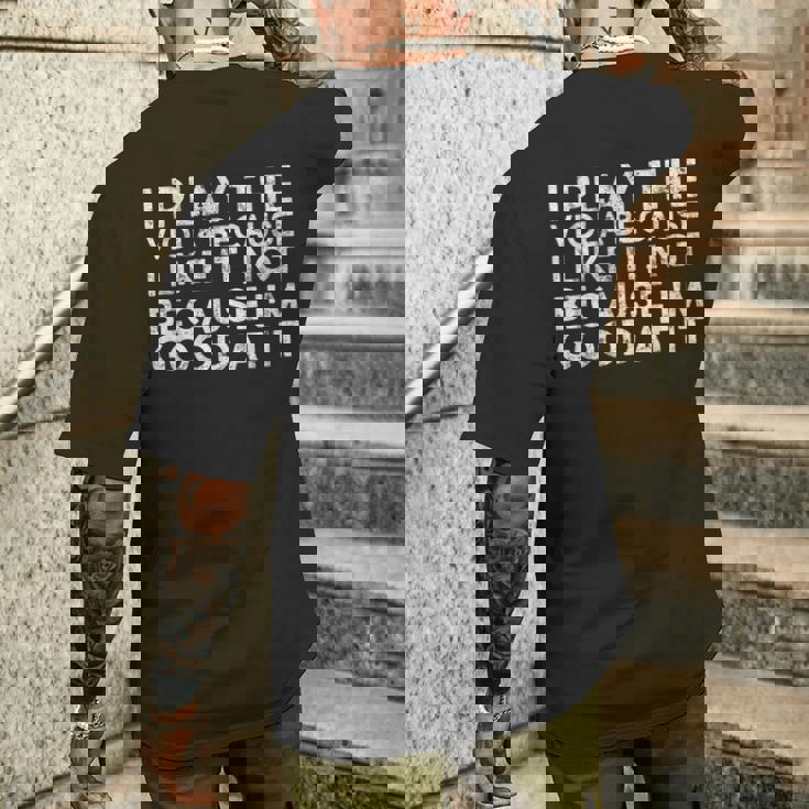 ヴィオラ楽器 ヴィオラ奏者 ヴィオラ音楽愛好家 メンズTシャツ バックプリント 彼への贈り物