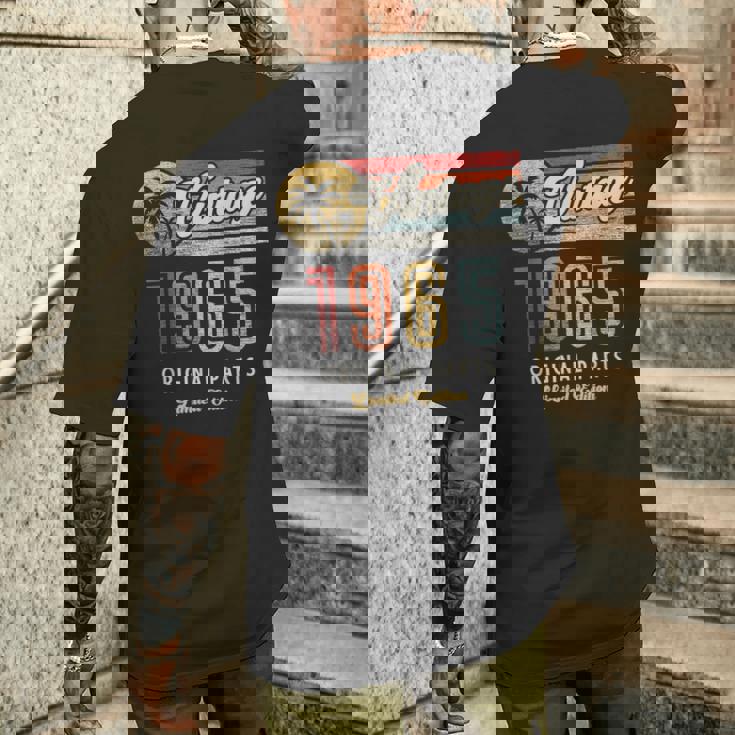 ヴィンテージ 1965 オリジナルパーツ パームス 60歳の誕生日 メンズTシャツ バックプリント 彼への贈り物