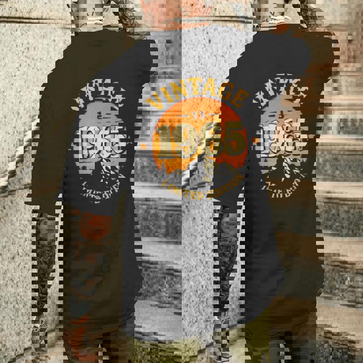 ヴィンテージ 1965年生まれ限定版 男女 誕生日 メンズTシャツ バックプリント 彼への贈り物