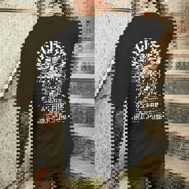 ヴィンテージ Bjj ライオン ブラジリアン柔術 Bjj メンズTシャツ バックプリント 彼への贈り物