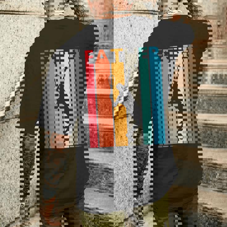 ヴィンテージ テニス お父さん シャツ テニス 父の日 ギフト テニス メンズTシャツ バックプリント 彼への贈り物