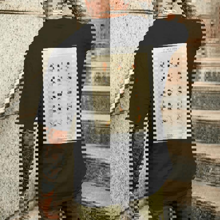 ヴィンテージ トラウトフィッシング フライ メアリーオービス フィッシャーマンアート メンズTシャツ バックプリント 彼への贈り物