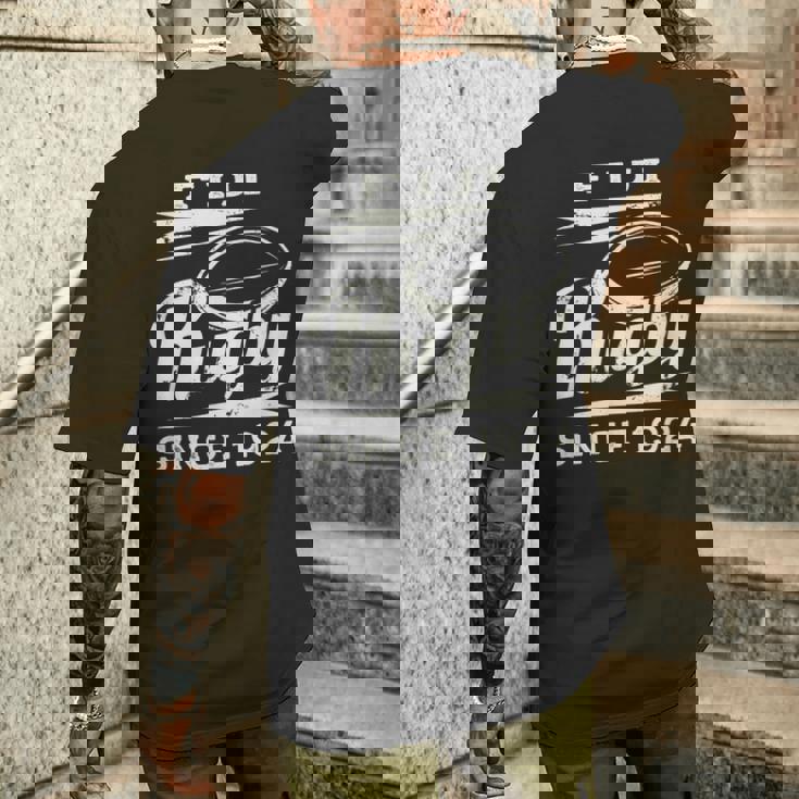 ヴィンテージ フィジー ラグビー 1924年以来 メンズTシャツ バックプリント 彼への贈り物