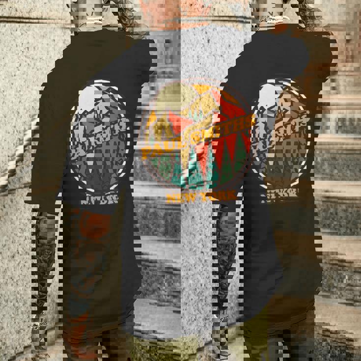 ヴィンテージ ポール・スミス ニューヨークマウンテン ハイキング お土産プリント メンズTシャツ バックプリント 彼への贈り物