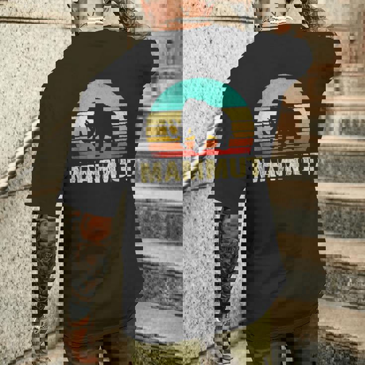 ヴィンテージ マムート サンセット レトロ メンズTシャツ バックプリント 彼への贈り物