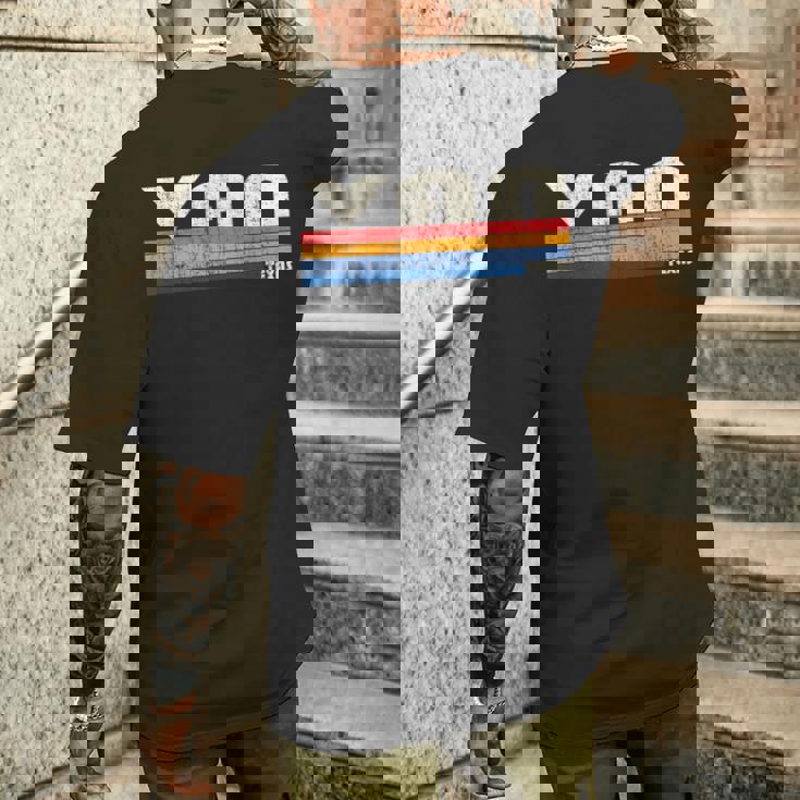 ヴィンテージ レトロ 70年代80年代スタイル バン・アルスティーンの故郷、テキサス州 メンズTシャツ バックプリント 彼への贈り物