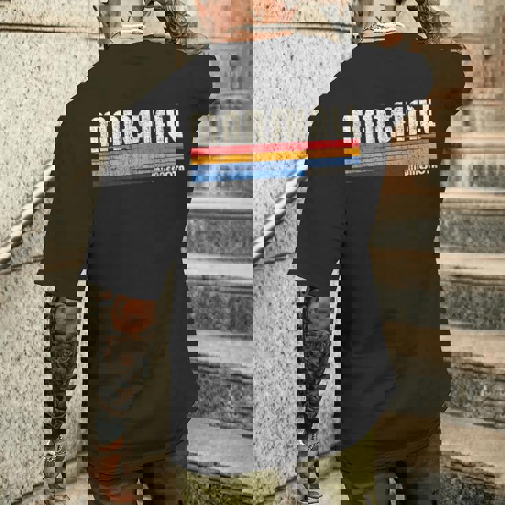 ヴィンテージ レトロ 70年代80年代スタイル マーシャルの故郷、ミネソタ州 メンズTシャツ バックプリント 彼への贈り物