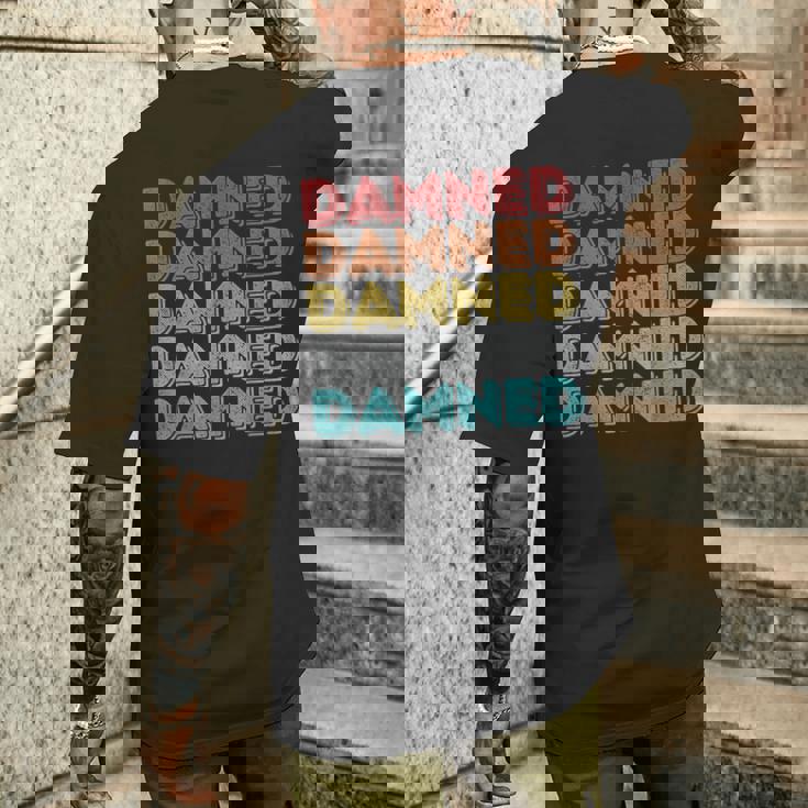 ヴィンテージ レトロ ダムド メンズTシャツ バックプリント 彼への贈り物