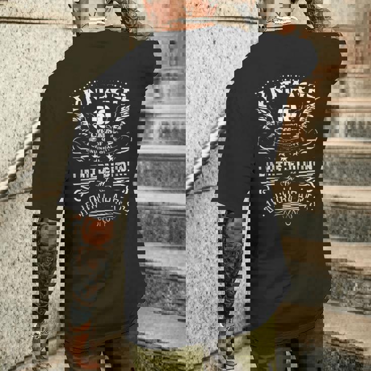 ヴィンテージ 還暦 男性 60歳 ギフト 還暦 メンズTシャツ バックプリント 彼への贈り物