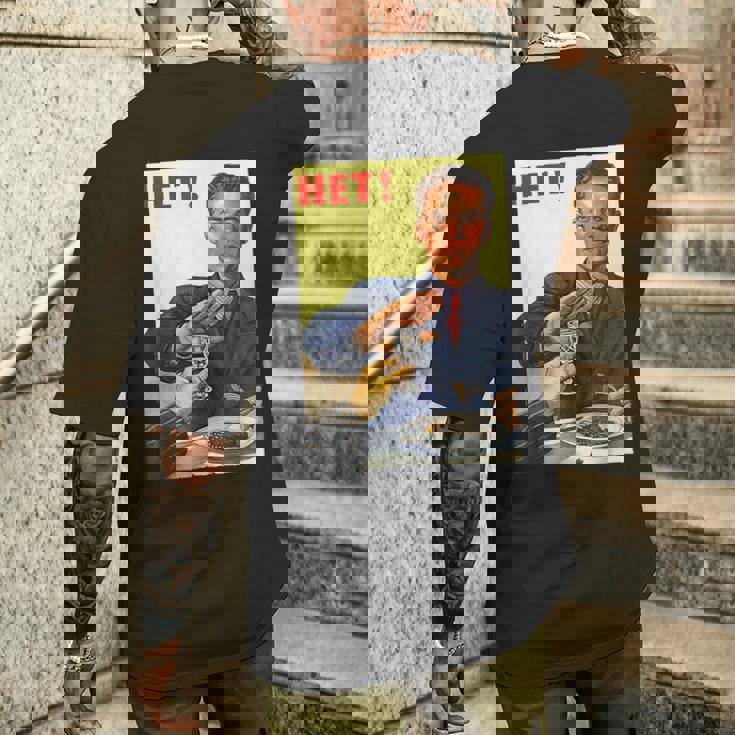 ヴィンテージソビエトロシアソ連プロパガンダno Alcohol ポスター メンズTシャツ バックプリント 彼への贈り物