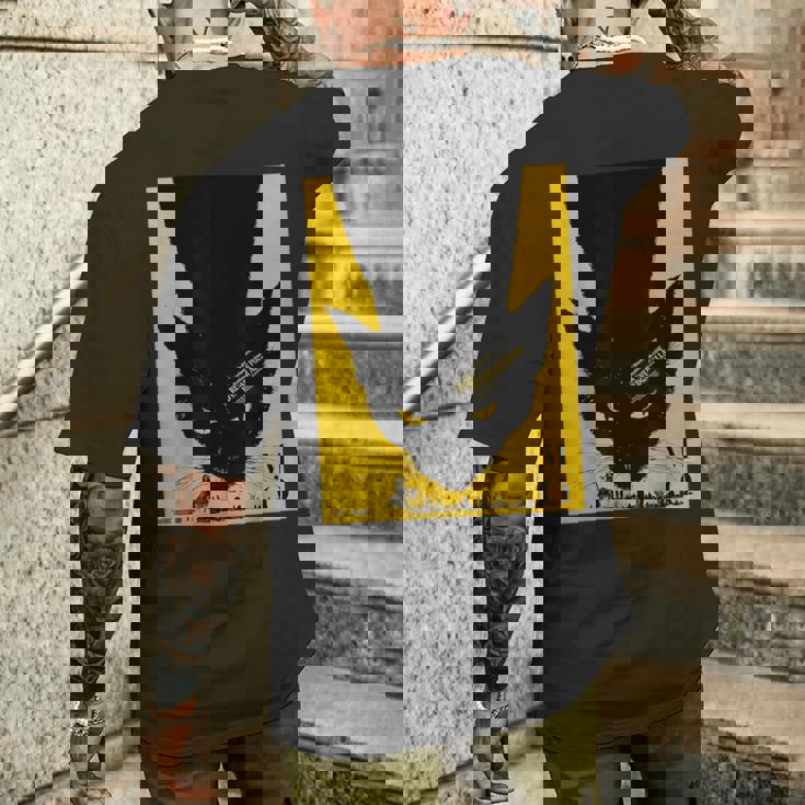 ヴィンテージポスター 黒猫レトロtシャツ メンズTシャツ バックプリント 彼への贈り物