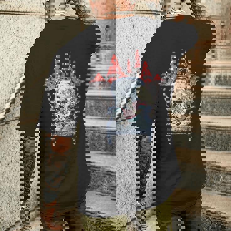 不思議の国のアリス アリスマッシュルーム メンズTシャツ バックプリント 彼への贈り物